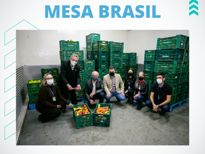 CORE-PR visita operação do projeto Mesa Brasil do SESC-PR | Core PR