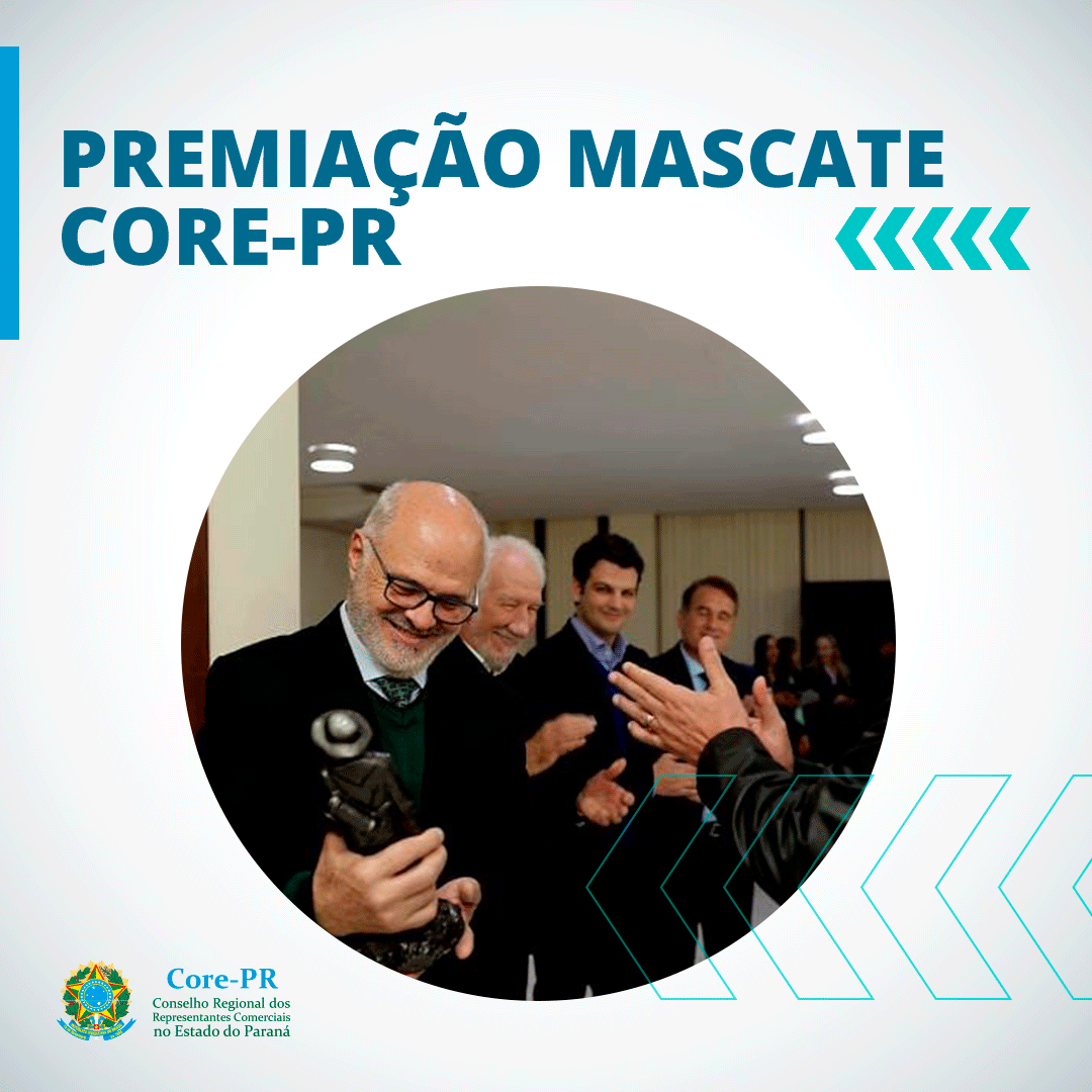 Presidente do Core-PR é premiado com Troféu Mascate | Core PR